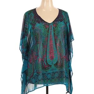 Lane Bryant | Paisley Print Tunic Top | Size 18/20